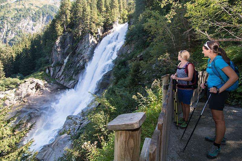 Krimmler Wasserfälle im Achental in Tirol